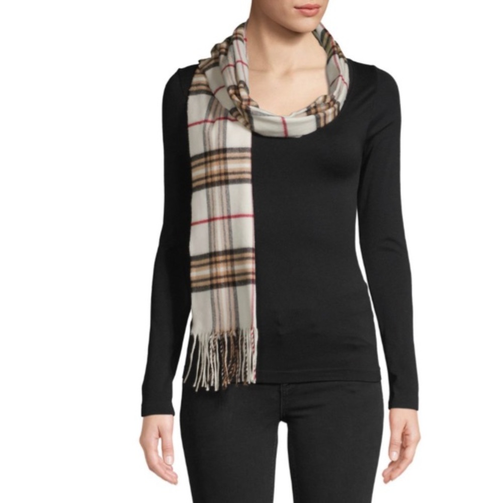 NWT Etereo Plaid Scarf